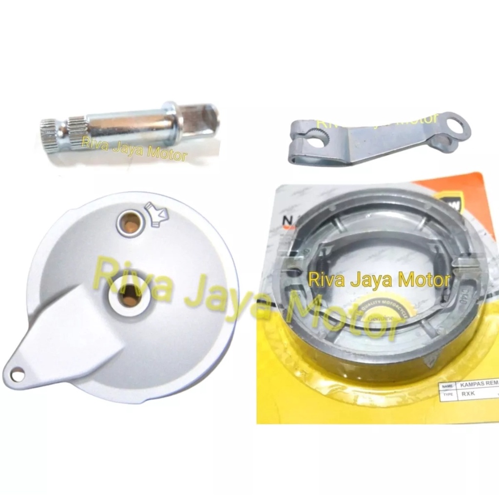 PANEL BELAKANG + AS PAHA + PAHA + KAMPAS REM VEGA R NEW ZR JUPITER MX Z NEW BURHAN ROBOT Z1 HITAM