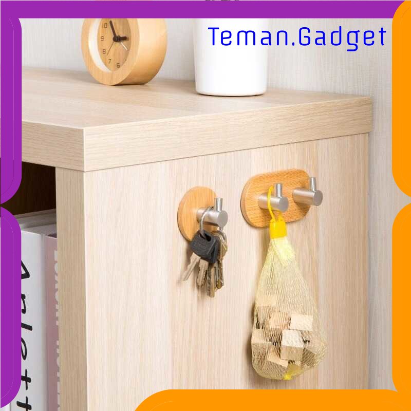TG-RAK KHGDNOR Rak Gantungan Hook Wall Hanger Organizer Adhesive 3 Hook - S013