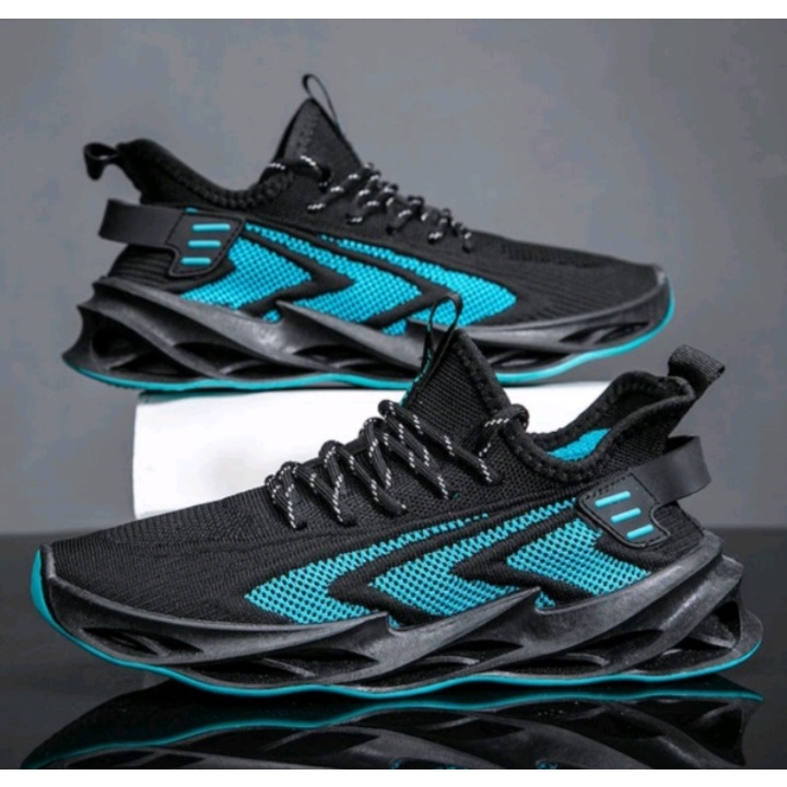 Sepatu Sneakers Running Jogging Sneaker Olahraga Casual  Pria Import Kualitas Premium