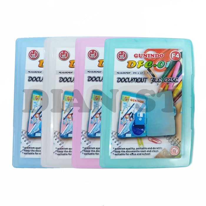 

Box File Gunindo Document File Case Dfc-01 / Kotak Dokumen F4 / Folio - Pc