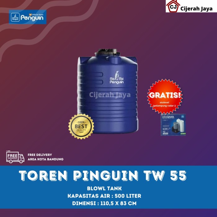 Toren Penguin Tw 55 ( 500 Liter ) Blow Toren Tangki Air
