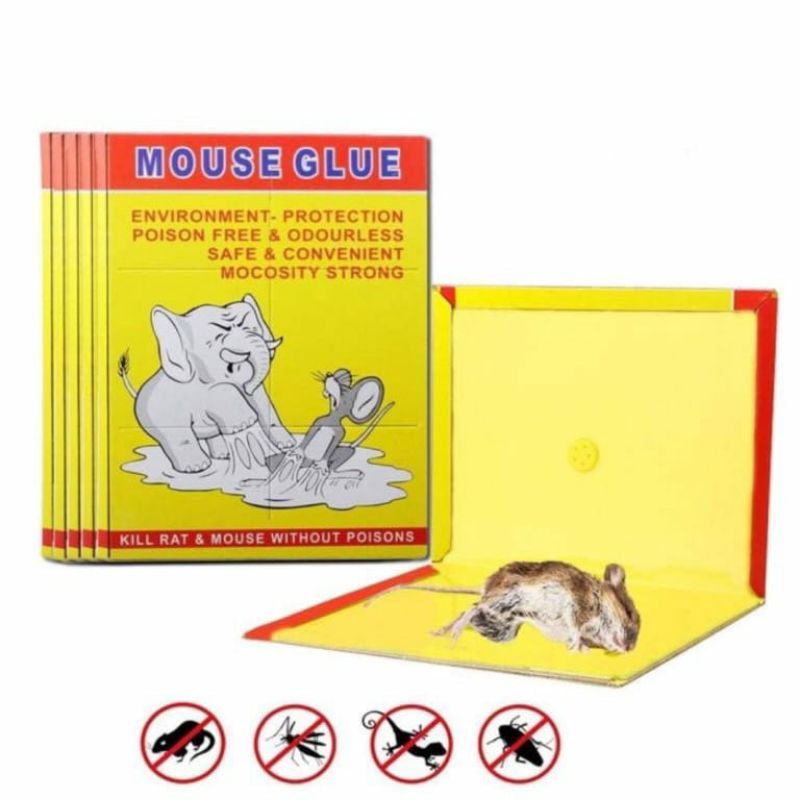 Lem Jebakan Tikus Mouse Glue / Jebakan Tikus Trap Papan Buku / Perangkap Tikus Buku Glue Board Mouse Rat