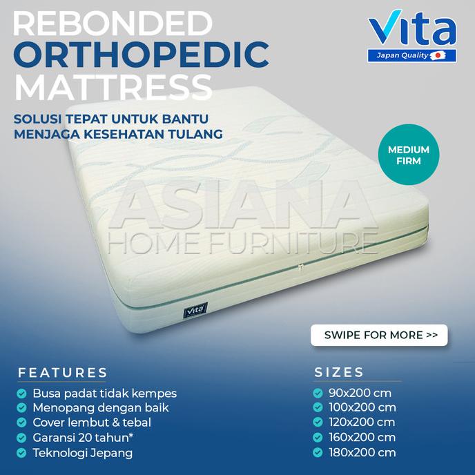 Inoac Vita Kasur Busa Orthopedic Rebonded D40