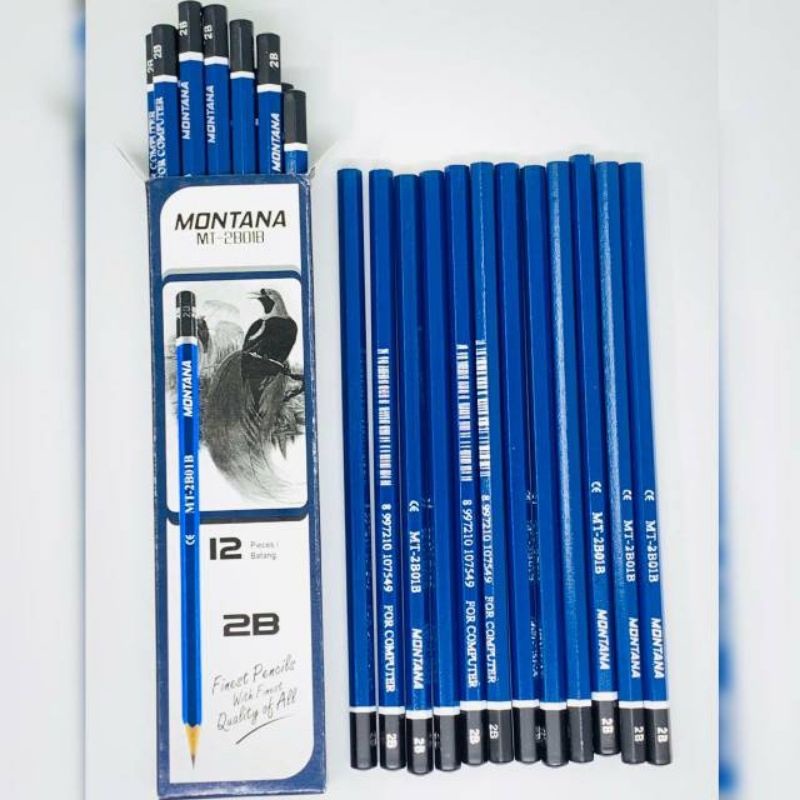 

{Nasha36} Pensil Montana 2B MT-2B01B isi 12 pcs/dus