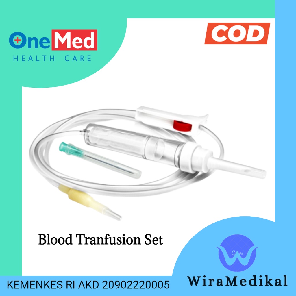 Bloodset OneMed Blood Transfusion Set One Med  Blood Set OneMed  Alat Transfusi Darah Onemed