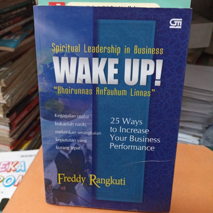 buk motivasi spiritual leadership business wake up Fredy rangkuti 228