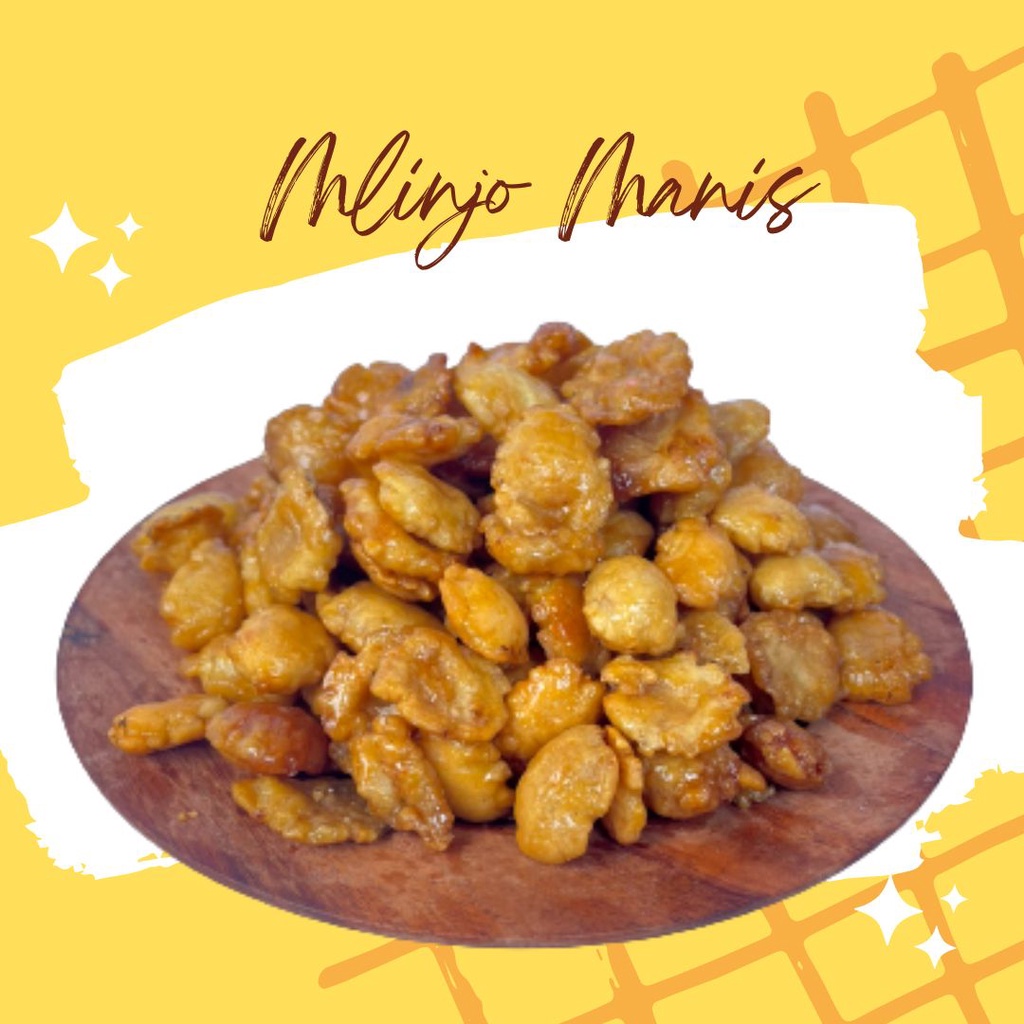 

Mlinjo Emping 250 gr Manis/ Emping Mlinjo Manis Gurih Murah