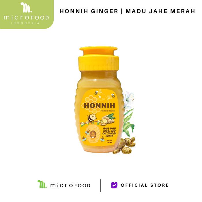 

HONNIH MADU JAHE MERAH 150ML | RAW NATURAL HONEY GINGER | MICROFOOD Best Seller