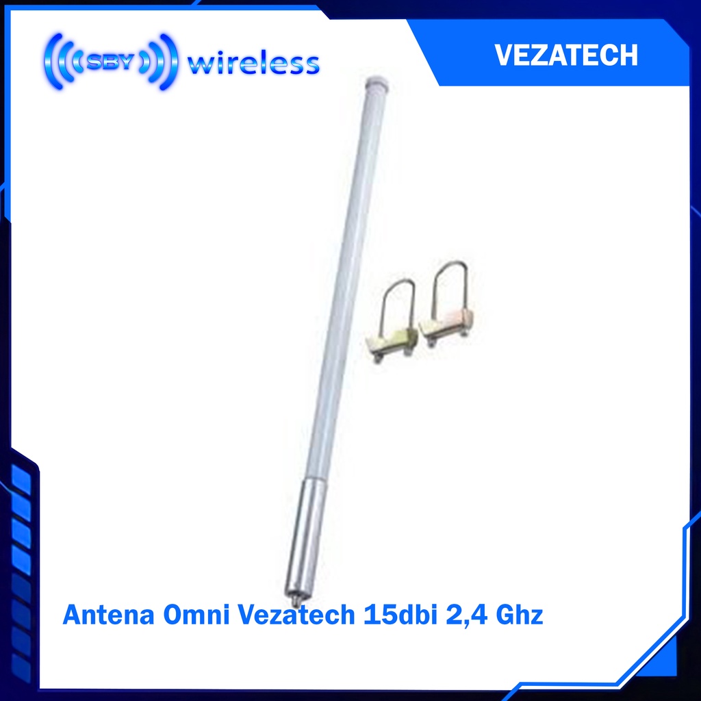 Antena Omni Vezatech 15dbi 2,4 Ghz