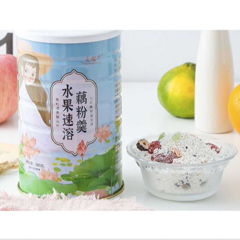 Dried Fruit Lotus Root Powder Ou Fen Buah Kering Bubuk Akar Teratai