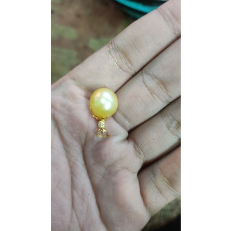 liontin emas mutiara laut asli lombok