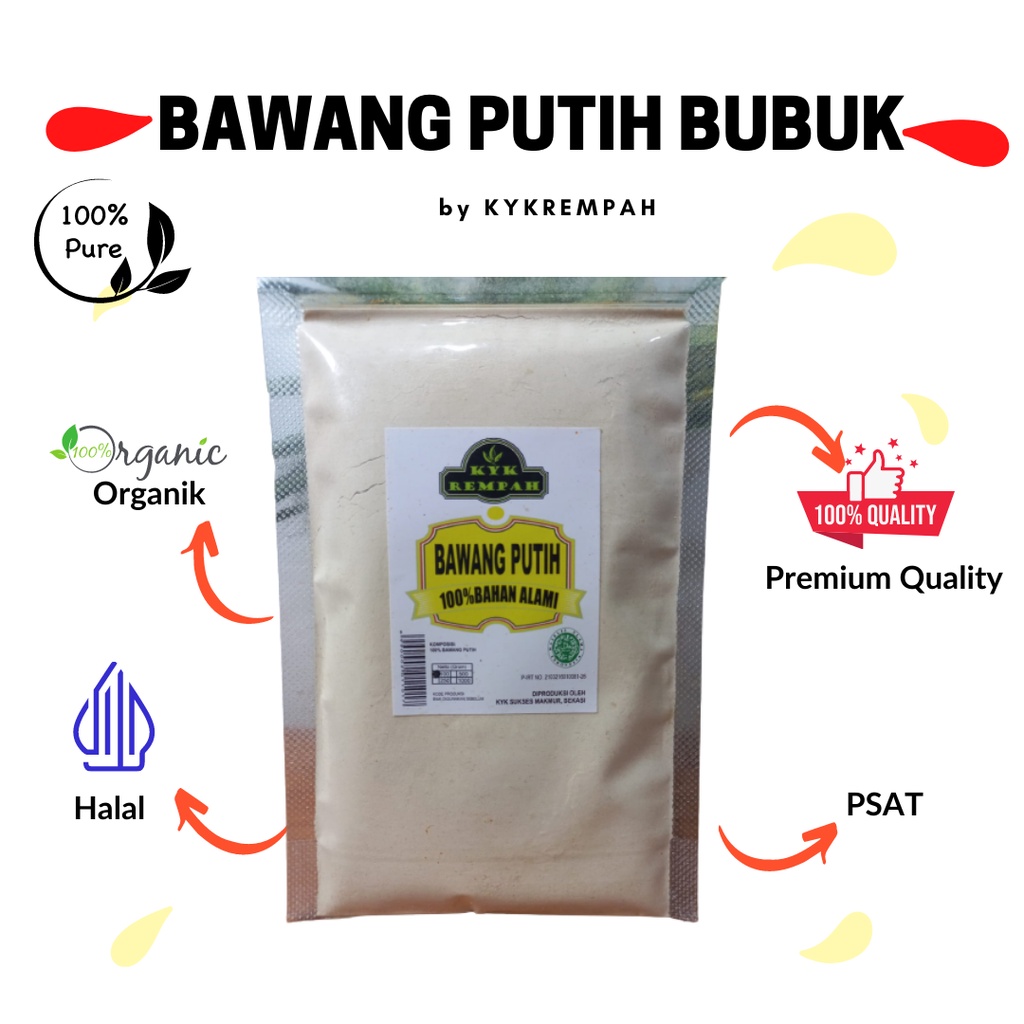 

BAWANG PUTIH BUBUK [500 GRAM]