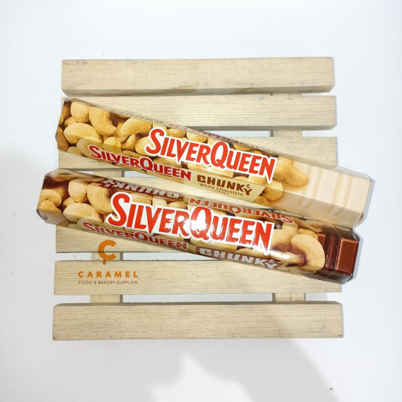 

Silverqueen Chunky Bar White 95gr/ Silverqueen Chunky Cash Chocolate 95gr- SQ White Chocolate