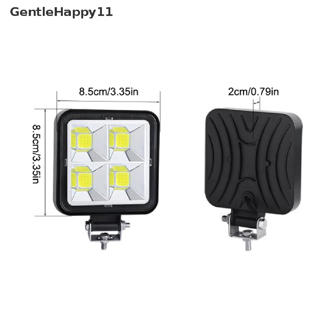 Gentlehappy Mini LED Flood Light Bar 12V 24V Lampu Kerja COB Fog Lamp Untuk Off Road 4x4 id Truk