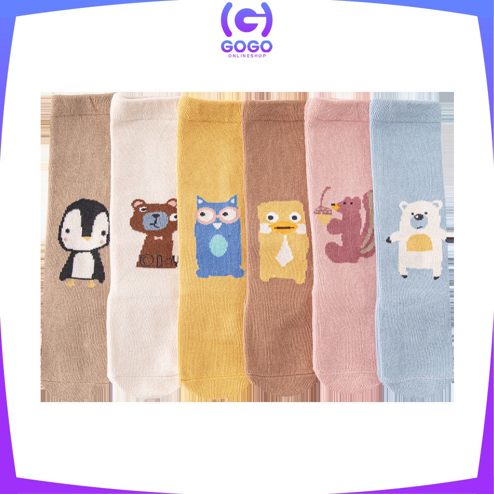 GOGO-P464 Kaos Kaki Panjang Karakter Hewan Kaus Kaki Anak Bayi Motif Unik Baby Animal Socks Kids Import