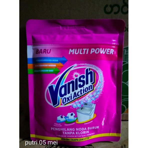 Vanish penghilang noda bubuk oxi action 210gr