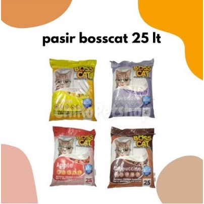 PASIR BOSSCAT setara pawsitive 25 lt pasir kucing