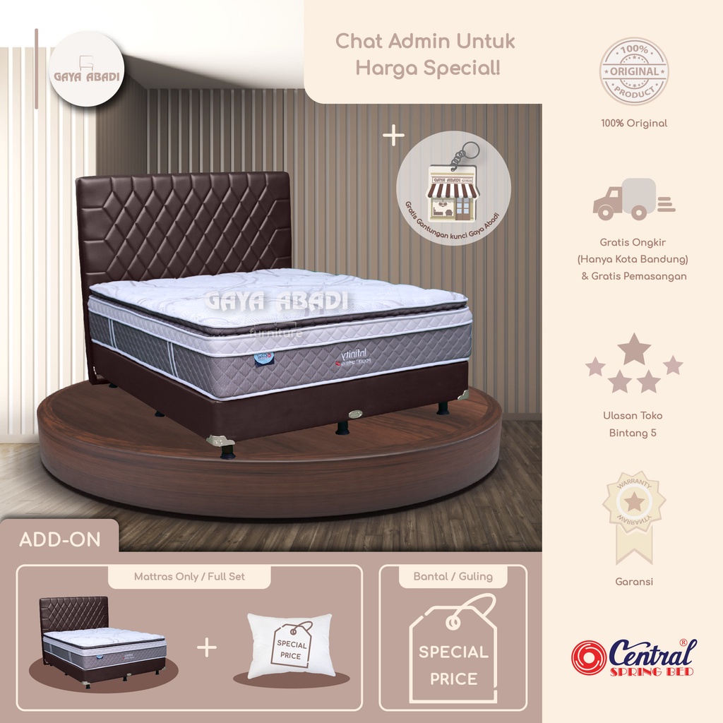 Springbed Central Infinity / Kasur Central Infinity - Central Springbed