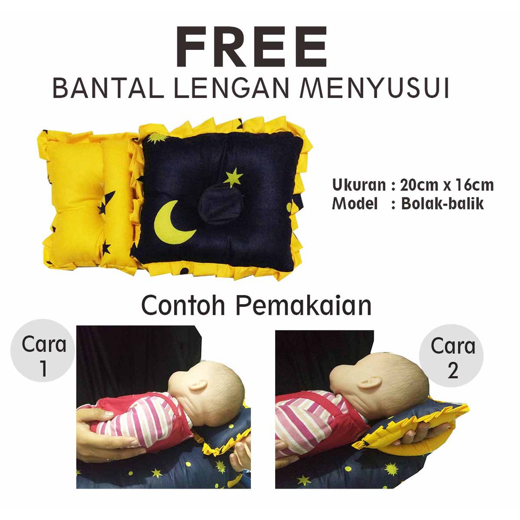 BANSUI LIMITED STOCK Bantal Menyusui Bayi SEAT BELT JUMBO ISI + SARUNG, Sarung SAJA FREE Bantal Lengan safety belt sabuk tummy pillow nursing apron akachan all