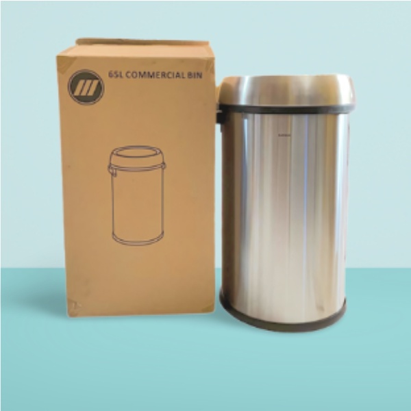 Tempat Sampah Stainless/Garbin 65 Liter Berkualitas