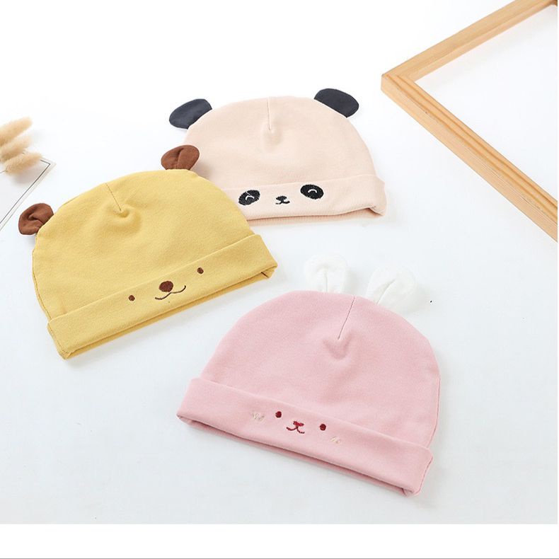 Kupluk anak unisex lucu usia 0-2 tahun import premium / topi kupluk motif KARAKTER ala korea