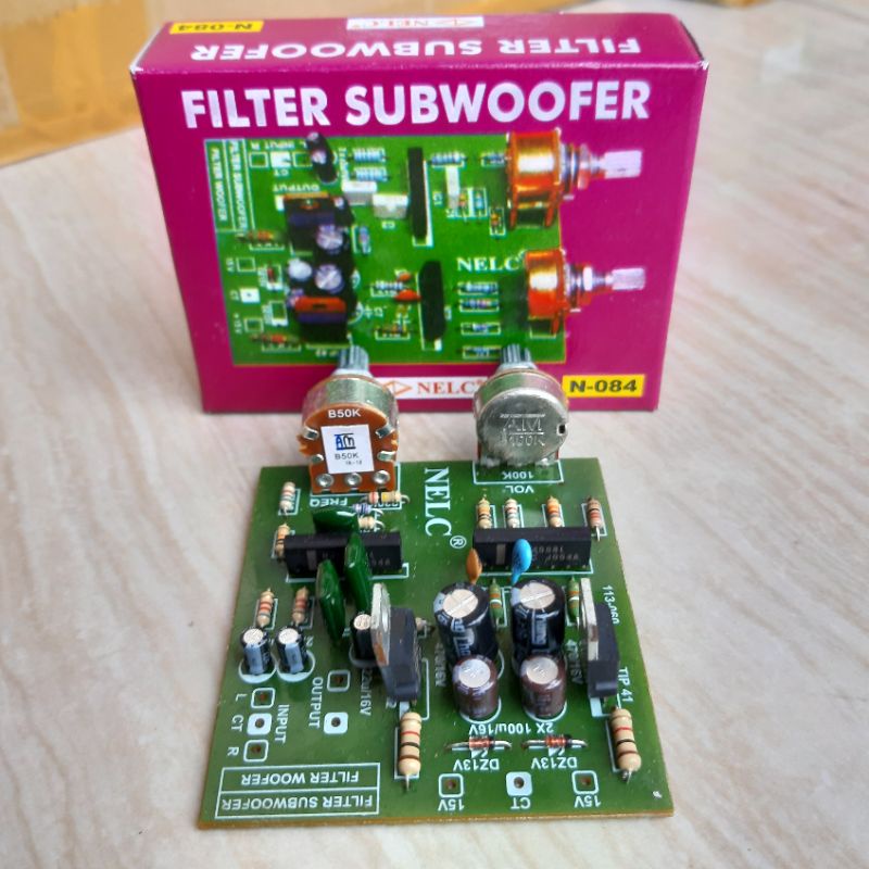 FILTER SUBWOOFER 2 POTENSIO STEREO NELC-084