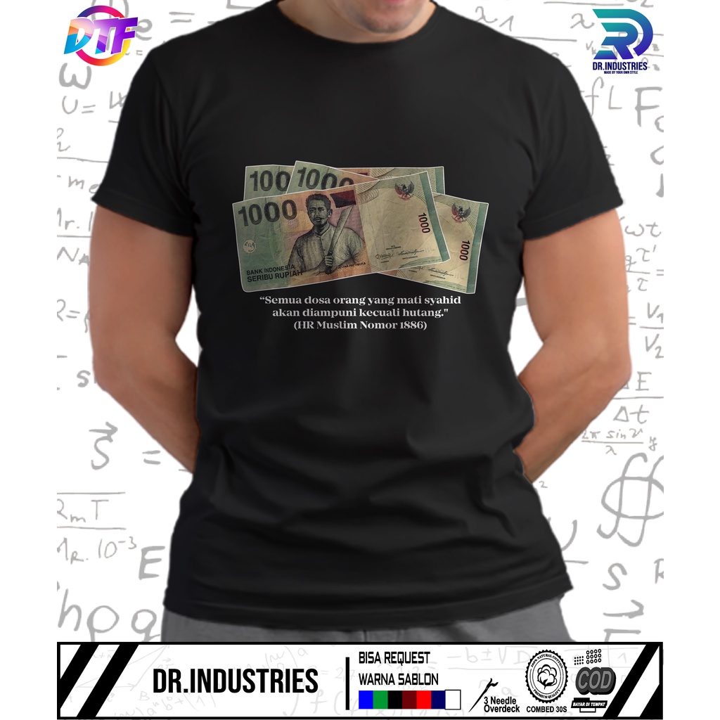 Kaos Bayar Hutang Susah Nagih Hutang Penagih Hutang - DR INDUSTRIES