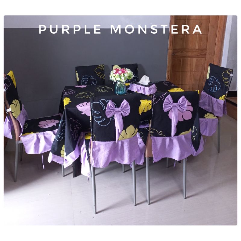 cover kursi meja makan  6 kursi