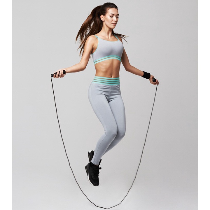 Skipping Rope Alat Olahraga Tali Fitness Aksesories Counter Hitung Gym