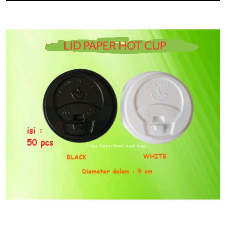 lid paper cup tutup gelas kertas tahan panas