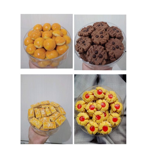 

Kue Kering Premium. Nastar, Cookies Chocochip, Kastengel, Putri Salju, Kue Kacang