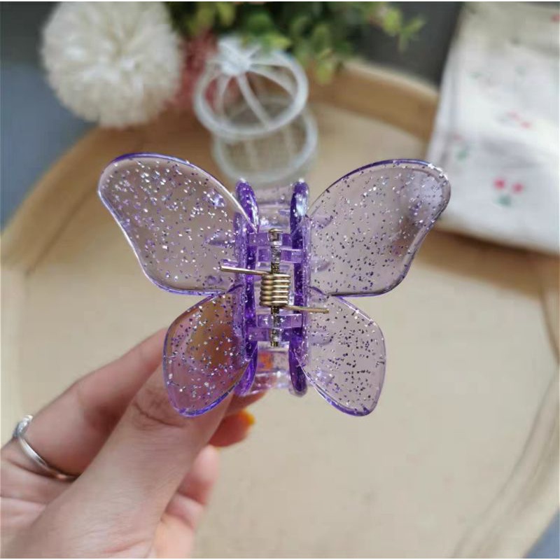 Jepit Anak Model Kupu Kupu 4cm Jepit Rambut Korea Jepitan Ponytail Butterfly Hair Claw Clips