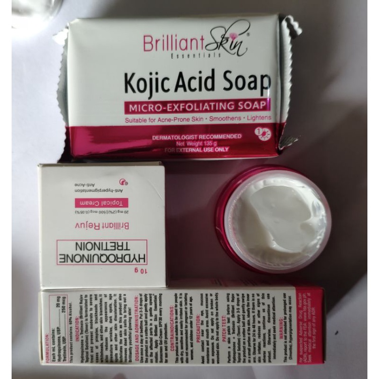 BRILLIANT REJUV SET NEW PACK - BRILIANT SKIN / SKINCARE REJUVENATING FACIAL SET - KEMASAN BARU