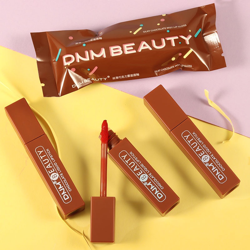 LIPSTIK DNM BEAUTY LIQUID LIPSTICK IMPORT LEMBUT TAHAN LAMA MATTE WATTERPROOF