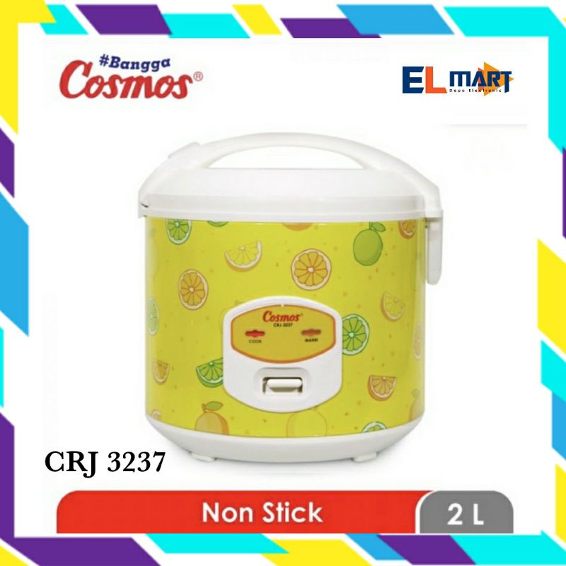 Magic Com Cosmos 2 Liter CRJ 3237 CRJ3237 Rice Cooker Penanak Nasi 2L