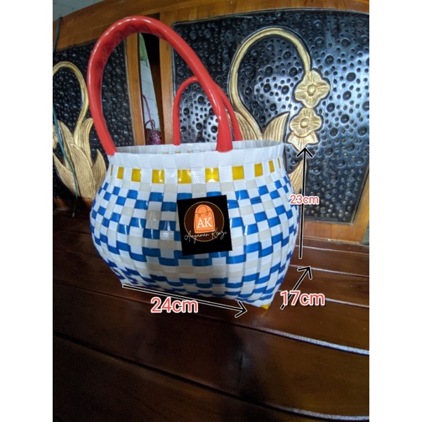 tas anyaman balon