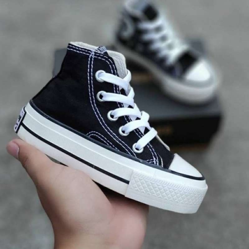 Sepatu Converse Anak Laki Laki dan Perempuan Sekolah Usia 1-8 Tahun Ready Size 18-35 COD (Bayar di Tempat)