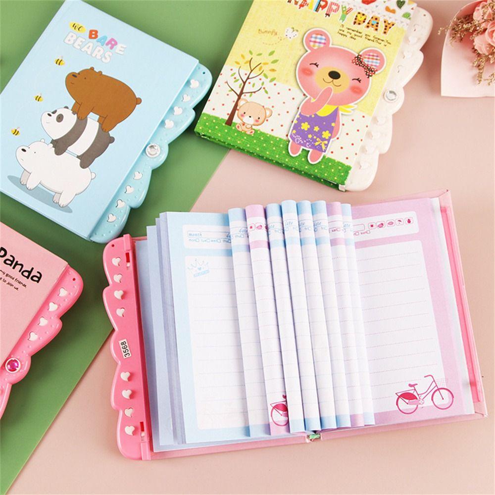 Mxbeauty Password Diary Hadiah Anak Hewan Kreatif Kawaii Kartun Siswa Notepad