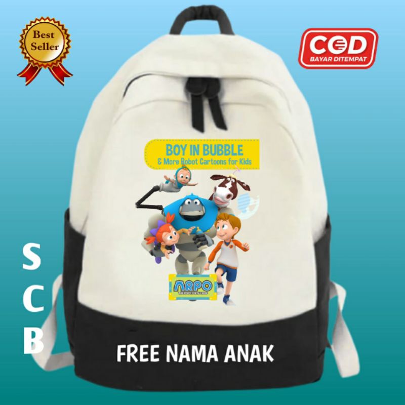Tas Ransel Anak Robot Arpo SD/PAUD