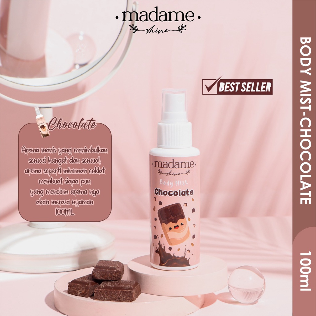 ✅DESSERT SERIES 100ML (MADAME-SHINE) BODYMIST ( CHOCOLATE )