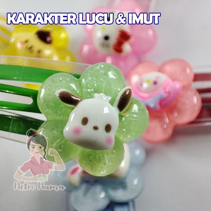 Jepitan Rambut Anak Korea Sanrio HAIR CLIP Kualitas Premium