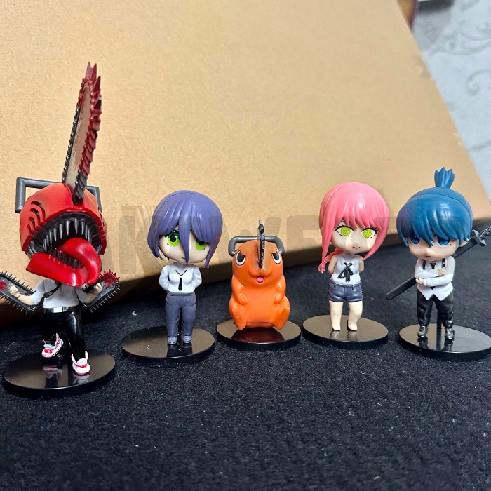 Action Figure Chainsaw-Man Version 3 : Cute Kawaii Version - Chainsawman Denji, Pochita, Aki, Makima, Reze (bakawears)