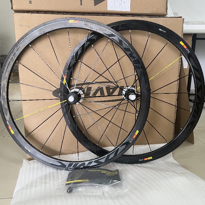 Wheelset 700C 40mm Mavic Cosmic SLR Road bike bicycle wheel alloy full black Rim Carbon hub