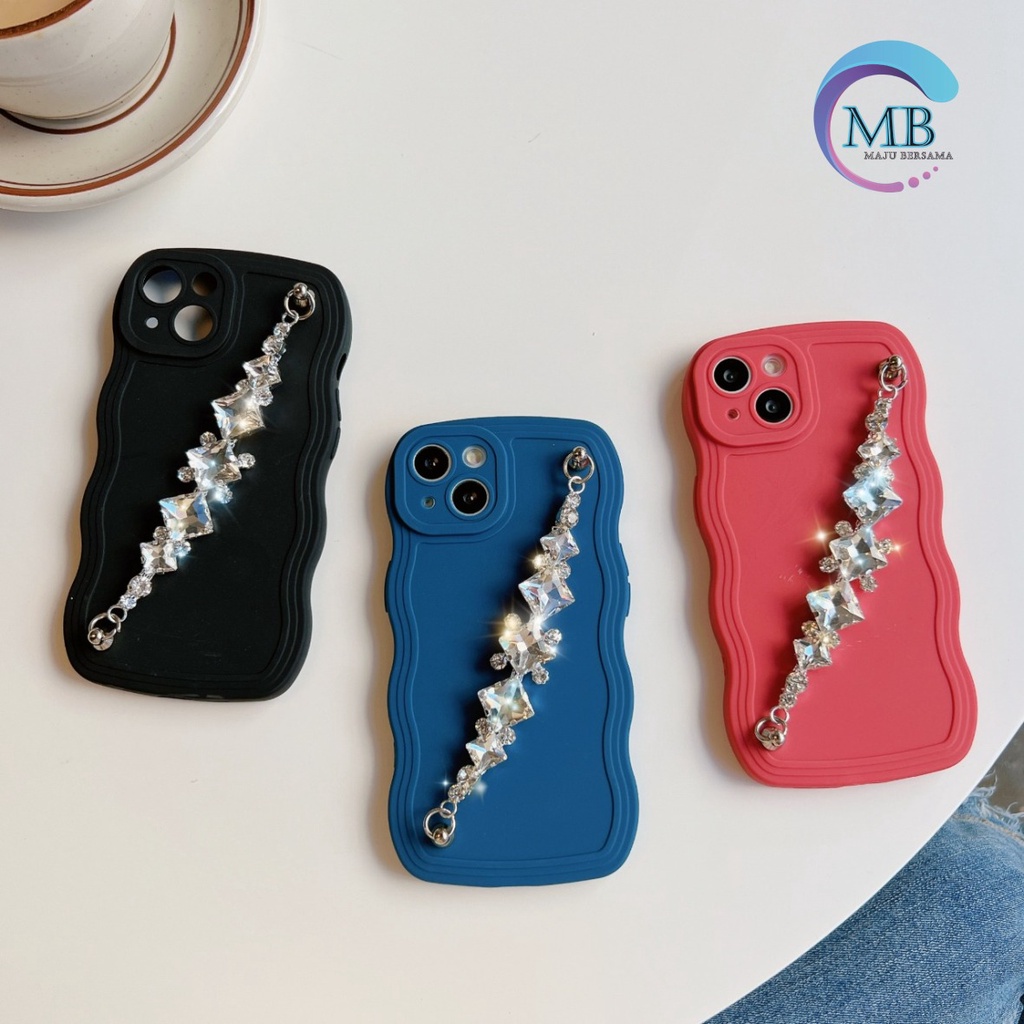 GC03 SOFTCASE GELOMBANG RANTAI DIAMOND FOR OPPO A3S A1K A5S A7 A11K A12 A15 A16 A55 A17 A17K A31 A8 A37 NEO 9 A39 A57 A71 A83 MB4287