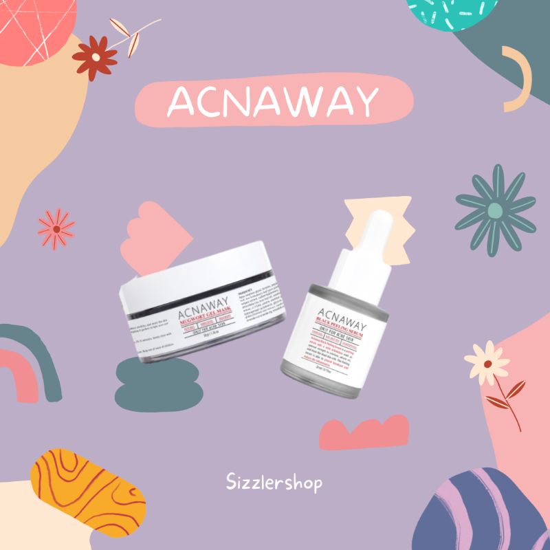 Acnaway Balck Pelling Serum + Mugwort Gel Mask