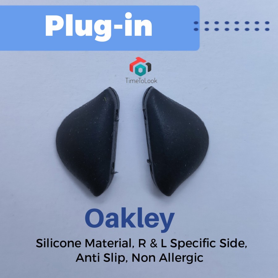 Nosepad Kacamata Plug-in Nose Pad Rubber Oakley Adidas Colok Plug in Specific Frame Sungglas