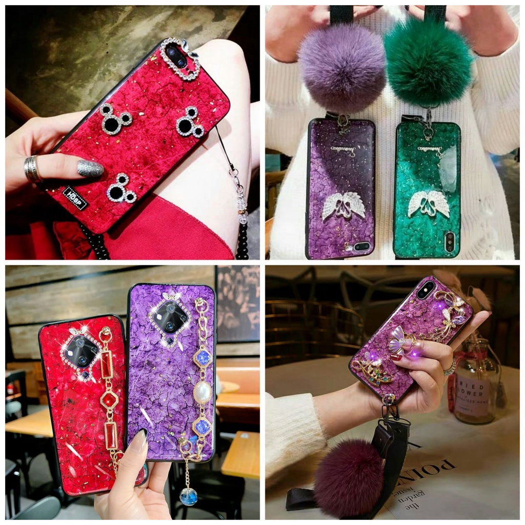 Casing Hp Custom Crystal Glass Case Infinix Note 10 Note 10 Pro Note 11S