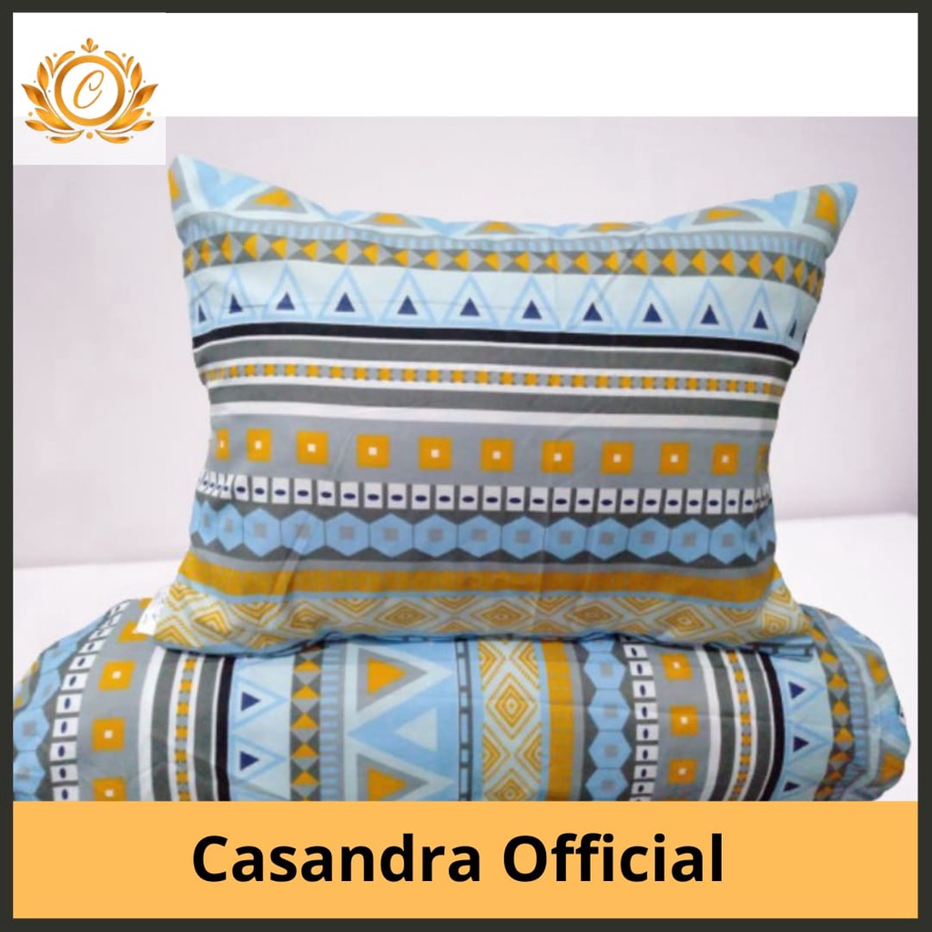 Bantal Guling Tidur Kepala Tisu Dacron Motif Random 2 Pcs