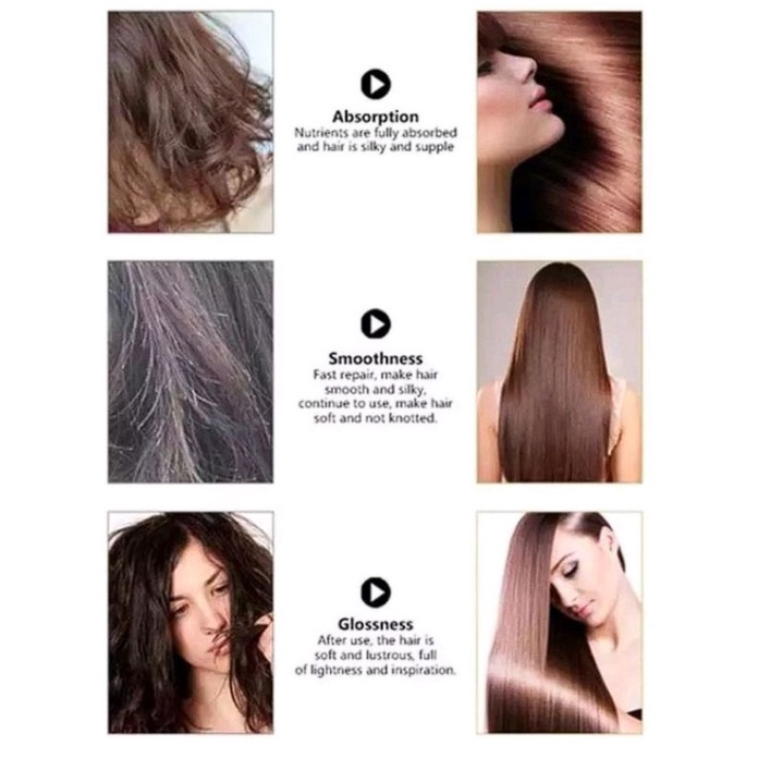 JCKOO Hair Serum Pelembut Rambut Repair Hair Oil 70ml Serum Perawatan Rambut Rusak Hair Oil Smoothing Hair-4