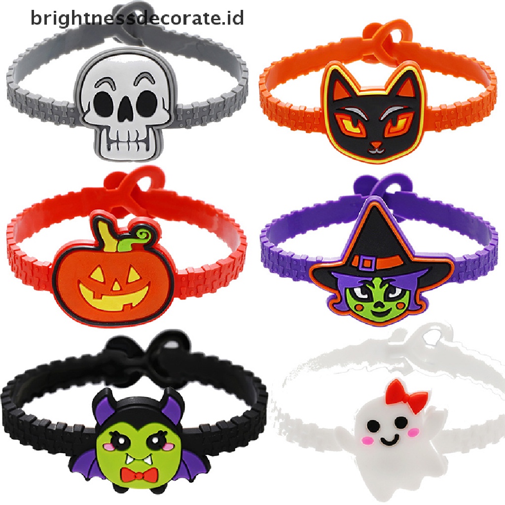 [Birth] The Nightmare Before Christmas Gelang Silikon Olahraga Gelang Karet Bangles [ID]